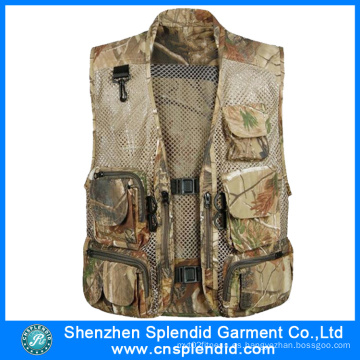 Venta al por mayor 100% Cotton Canvas Multi Pocket Tactical Vest